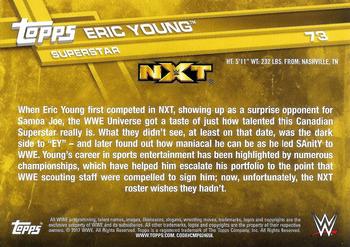 2017 Topps WWE #73 Eric Young Back