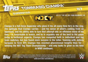 2017 Topps WWE #87 Tommaso Ciampa Back
