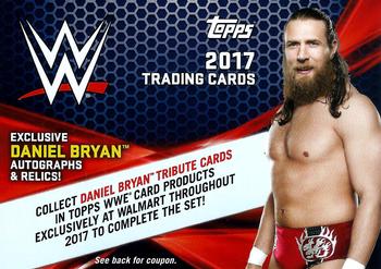 2017 Topps WWE #NNO Daniel Bryan - Coupon Front