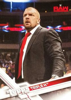 2017 Topps WWE #33 Triple H Front