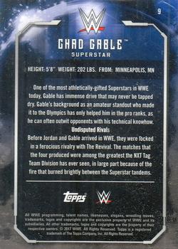 2017 Topps WWE Undisputed #9 Chad Gable Back