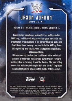 2017 Topps WWE Undisputed #17 Jason Jordan Back