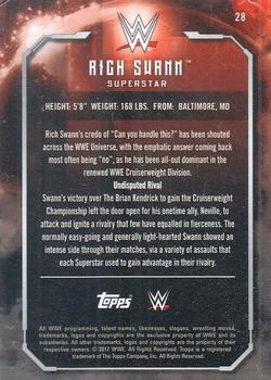 2017 Topps WWE Undisputed #28 Rich Swann Back