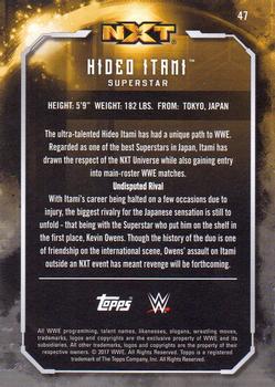 2017 Topps WWE Undisputed #47 Hideo Itami Back