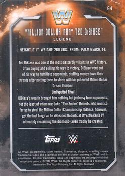 2017 Topps WWE Undisputed #64 Ted DiBiase Back