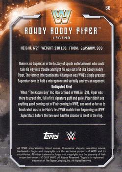 2017 Topps WWE Undisputed #66 Roddy Piper Back
