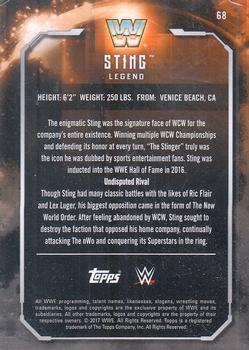 2017 Topps WWE Undisputed #68 Sting Back