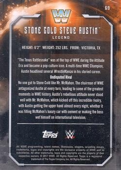 2017 Topps WWE Undisputed #69 Steve Austin Back