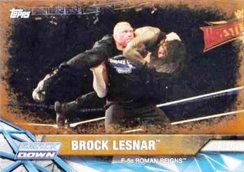 2017 Topps WWE Road To Wrestlemania - Bronze #24 Brock Lesnar Front