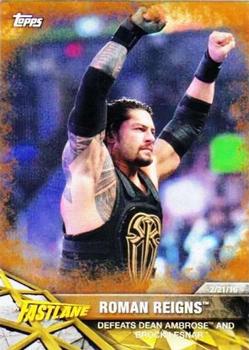 2017 Topps WWE Road To Wrestlemania - Bronze #30 Roman Reigns Front