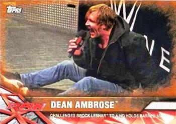 2017 Topps WWE Road To Wrestlemania - Bronze #32 Dean Ambrose Front