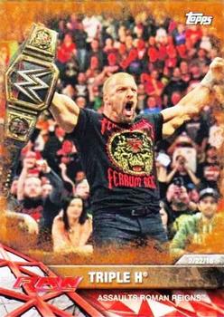 2017 Topps WWE Road To Wrestlemania - Bronze #33 Triple H Front