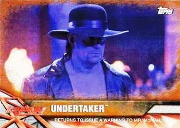 2017 Topps WWE Road To Wrestlemania - Bronze #34 Undertaker Front