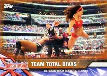2017 Topps WWE Road To Wrestlemania - Bronze #53 Team Total Divas Front