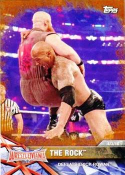 2017 Topps WWE Road To Wrestlemania - Bronze #65 The Rock Front