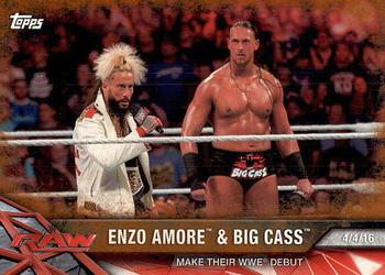 2017 Topps WWE Road To Wrestlemania - Bronze #71 Enzo Amore / Big Cass Front