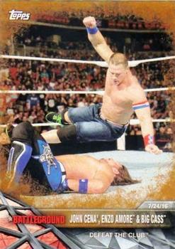 2017 Topps WWE Road To Wrestlemania - Bronze #99 John Cena / Enzo Amore / Big Cass Front