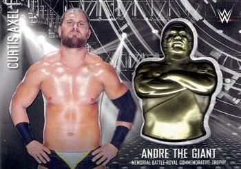 2017 Topps WWE Road To Wrestlemania - Andre the Giant Battle Royal Commemorative Trophy Relics #NNO Curtis Axel Front