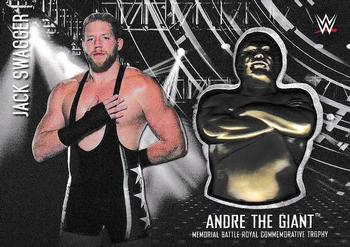 2017 Topps WWE Road To Wrestlemania - Andre the Giant Battle Royal Commemorative Trophy Relics #NNO Jack Swagger Front