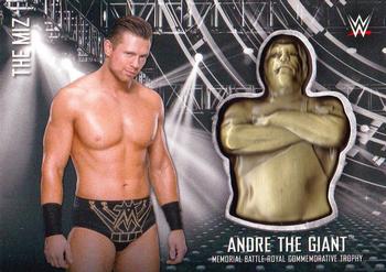 2017 Topps WWE Road To Wrestlemania - Andre the Giant Battle Royal Commemorative Trophy Relics #NNO The Miz Front