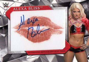 2017 Topps WWE Road To Wrestlemania - Autograph Kiss Cards #NNO Alexa Bliss Front