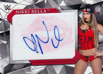 2017 Topps WWE Road To Wrestlemania - Autograph Kiss Cards #NNO Nikki Bella Front