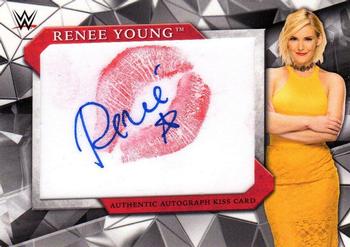 2017 Topps WWE Road To Wrestlemania - Autograph Kiss Cards #NNO Renee Young Front