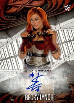 2017 Topps WWE Road To Wrestlemania - Autographs #NNO Becky Lynch Front