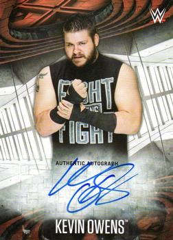 2017 Topps WWE Road To Wrestlemania - Autographs #NNO Kevin Owens Front