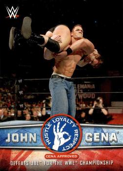 2017 Topps WWE Road To Wrestlemania - John Cena Tribute #8 John Cena Front