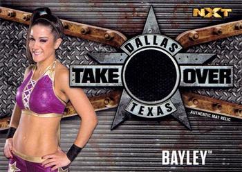 2017 Topps WWE Road To Wrestlemania - NXT Takeover: Dallas Mat Relics #NNO Bayley Front