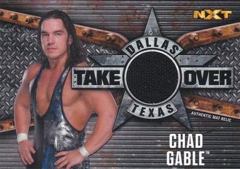 2017 Topps WWE Road To Wrestlemania - NXT Takeover: Dallas Mat Relics #NNO Chad Gable Front
