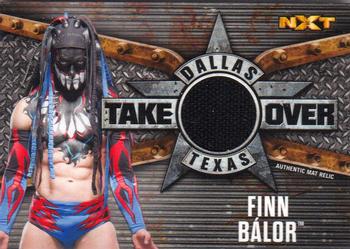 2017 Topps WWE Road To Wrestlemania - NXT Takeover: Dallas Mat Relics #NNO Finn Bálor Front