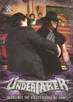 2017 Topps WWE Road To Wrestlemania - Undertaker Tribute #5 Undertaker Front