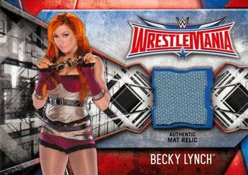 2017 Topps WWE Road To Wrestlemania - WrestleMania 32 Mat Relics #NNO Becky Lynch Front