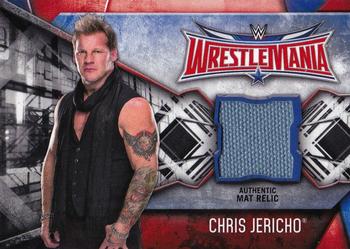 2017 Topps WWE Road To Wrestlemania - WrestleMania 32 Mat Relics #NNO Chris Jericho Front