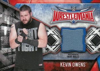 2017 Topps WWE Road To Wrestlemania - WrestleMania 32 Mat Relics #NNO Kevin Owens Front