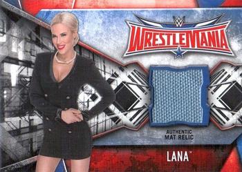2017 Topps WWE Road To Wrestlemania - WrestleMania 32 Mat Relics #NNO Lana Front