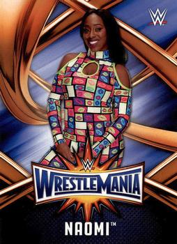 2017 Topps WWE Road To Wrestlemania - WrestleMania 33 Roster #WMR-47 Naomi Front
