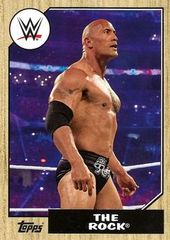 2017 Topps WWE Heritage #9 The Rock Front