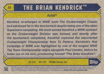 2017 Topps WWE Heritage #16 The Brian Kendrick Back