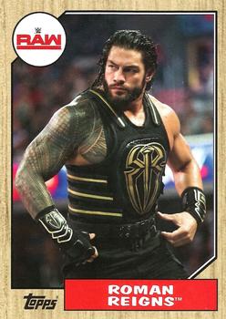 2017 Topps WWE Heritage #30 Roman Reigns Front
