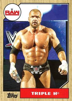 2017 Topps WWE Heritage #37 Triple H Front