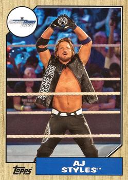 2017 Topps WWE Heritage #39 AJ Styles Front