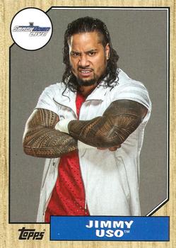 2017 Topps WWE Heritage #52 Jimmy Uso Front