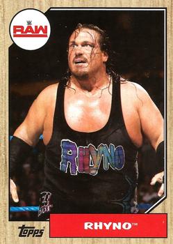2017 Topps WWE Heritage #64 Rhyno Front