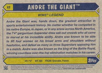 2017 Topps WWE Heritage #69 Andre the Giant Back