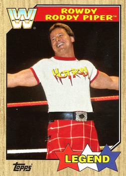 2017 Topps WWE Heritage #91 Rowdy Roddy Piper Front