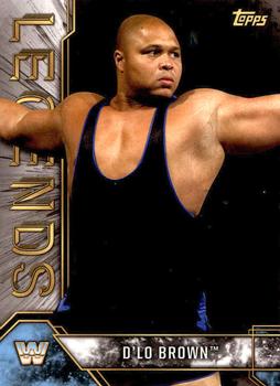 2017 Topps Legends of WWE #23 D'Lo Brown Front