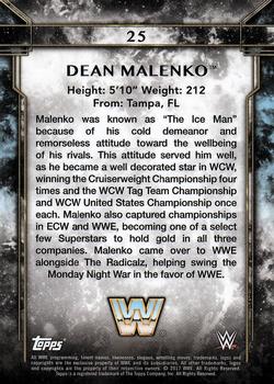 2017 Topps Legends of WWE #25 Dean Malenko Back